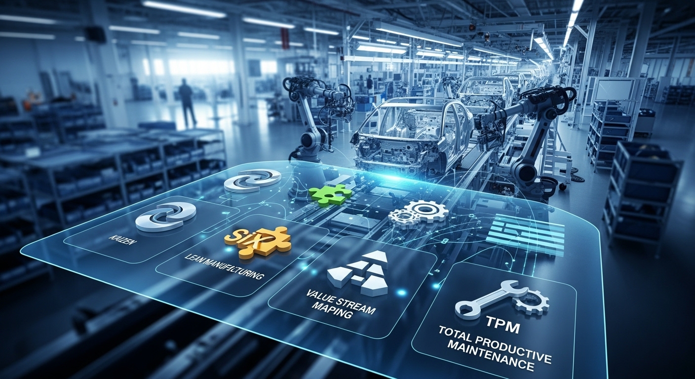 Herramientas de mejora continua para industria automotriz